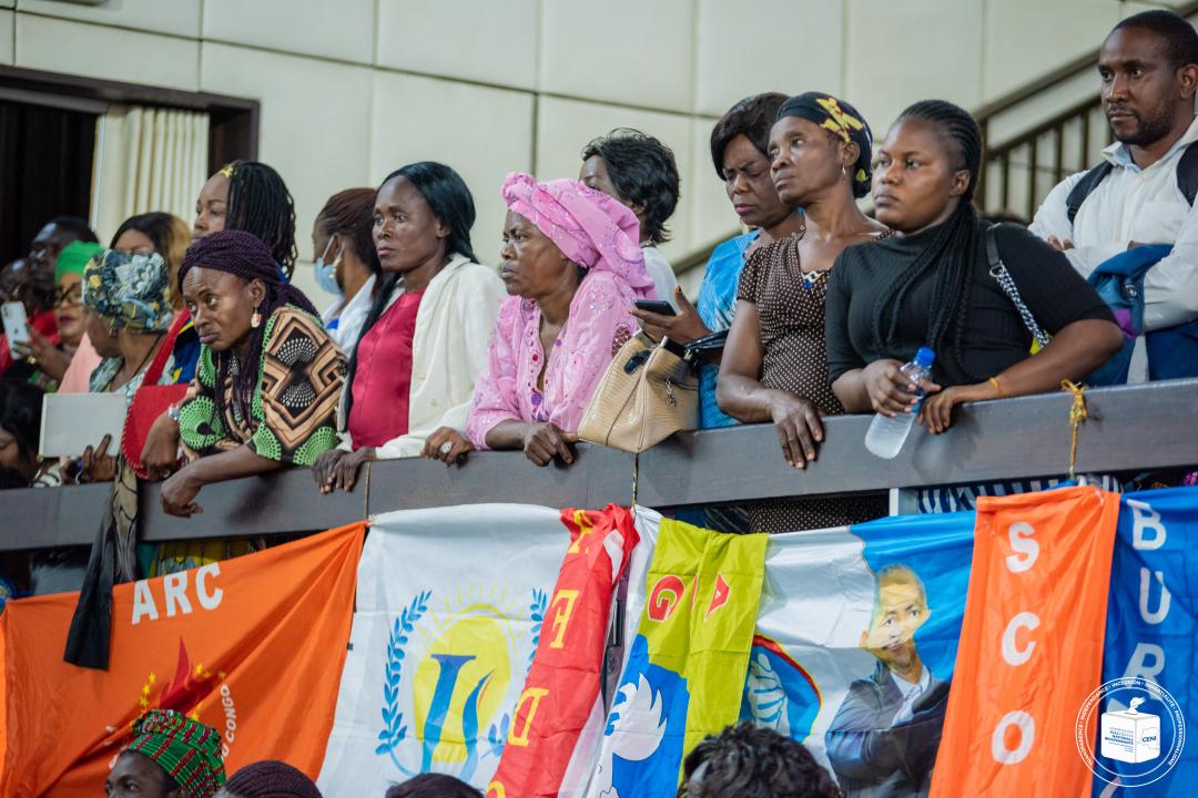 La Ligue des femmes congolaises pour les élections (LIFCE) en matinée électorale à la CENI