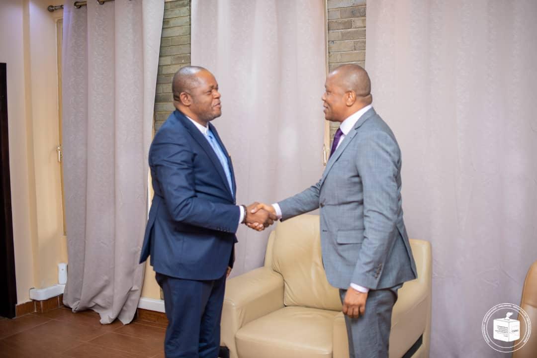 Le DG de l'ONIP, Richard ILUNGA reçu par Denis KADIMA.