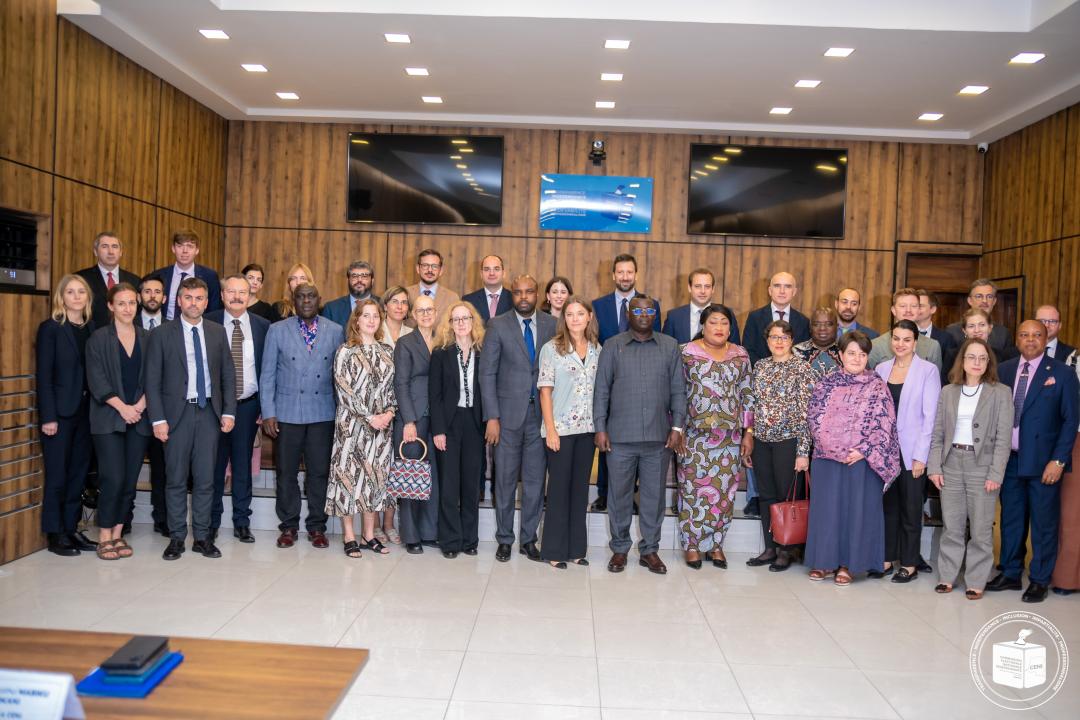 Seance de travail CENI-Union européenne sur l'évolution du processus en cours