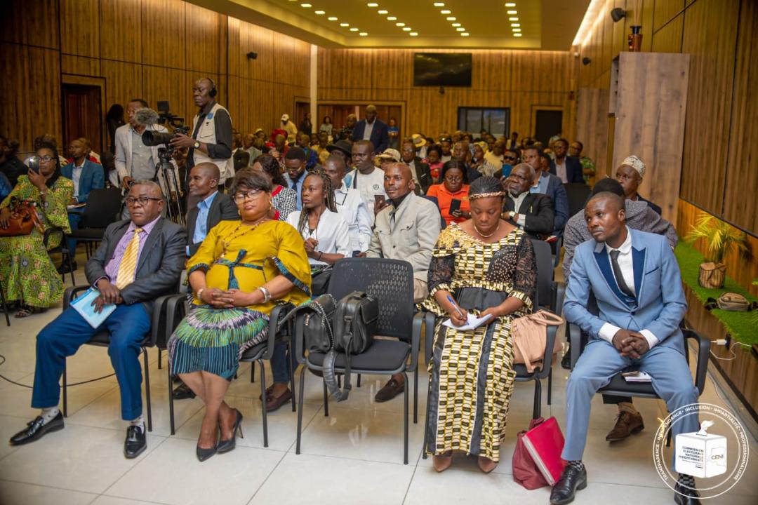 Les organisations de la société reçues à la CENI dans le cadre des journées portes ouvertes. 