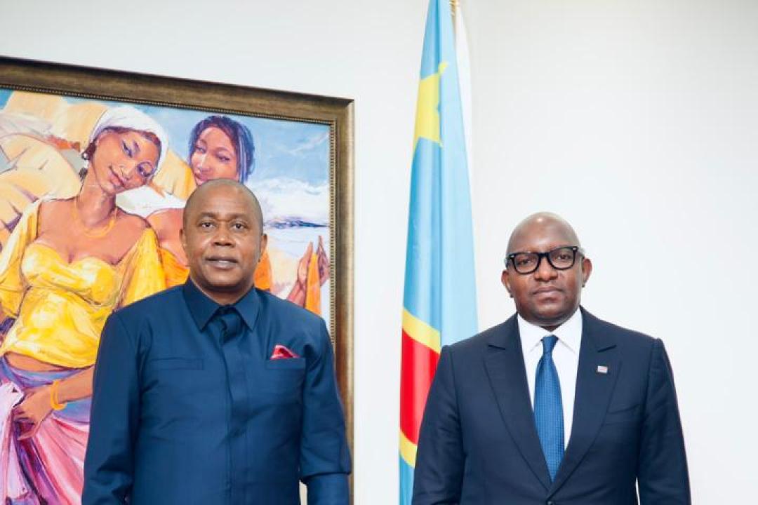 Le Président Denis KADIMA et le Premier ministre SAMA LUKONDE