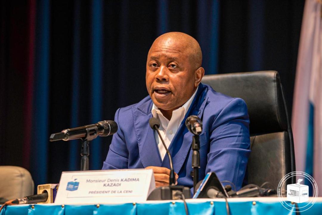 Président de la CENI, Denis Kadima lors de cadre de concertation inclusion et genres