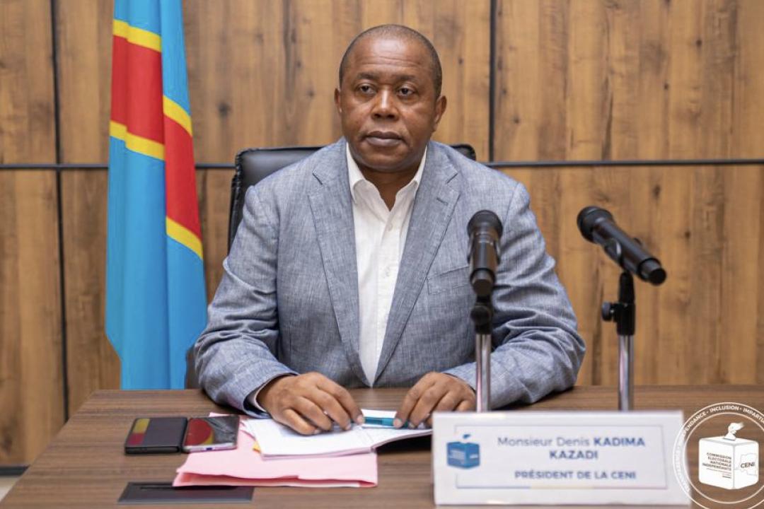 Photo d’archives du Président de la CENI, Denis Kadima