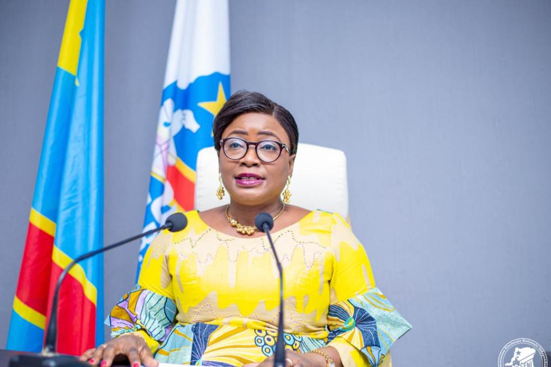 Photo d’archives du Rapporteur de la CENI, Patricia Nseya Mulela