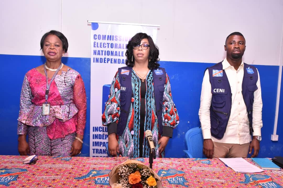 Secrétaire Exécutif Provincial  de CENI/Kinshasa, Mme Nicole Tshibola 