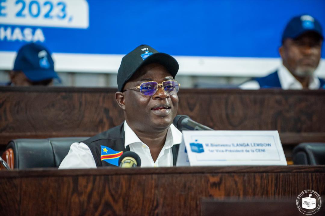 Le 1er Vice-Président de la Commission Électorale Nationale Indépendante (CENI), Bienvenu ILANGA LEMBOW