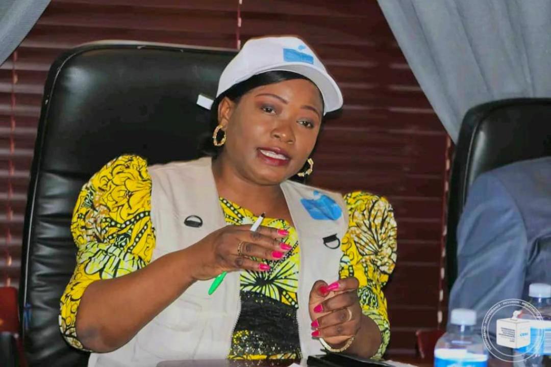 Une photo d’archive du Rapporteur de la CENI,Patricia NSEYA