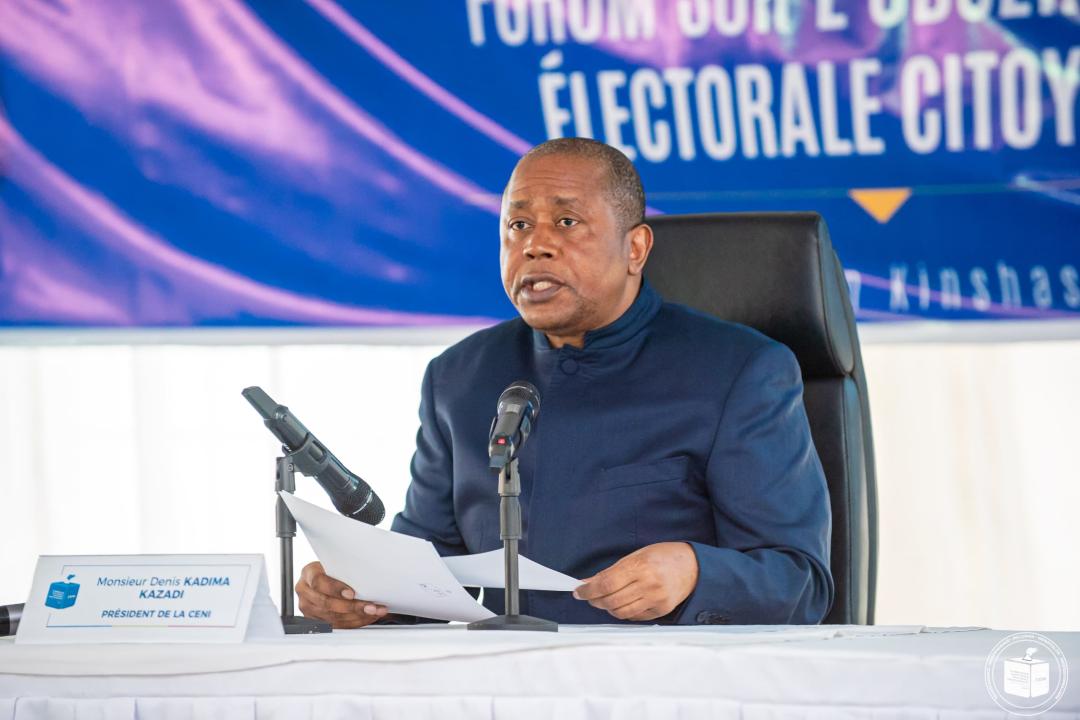 Photo d’archives du Président de la CENI, Denis Kadima Kazadi