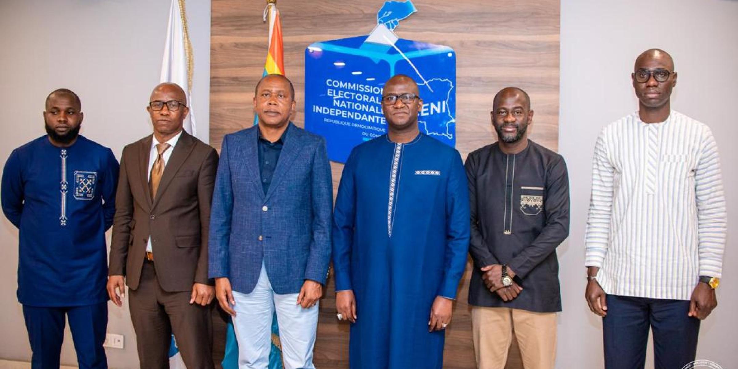 Denis KADIMA et la délégation sénégalaise 