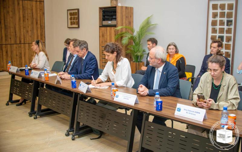 La délégation des parlementaires allemands siégeant au sein de l'Union européenne reçue à la CENI.