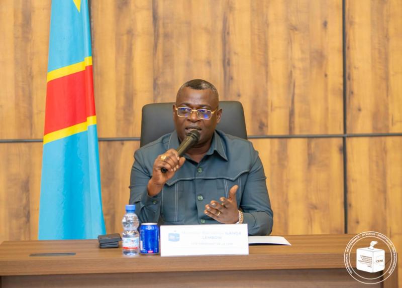 Le 1e Vice-président de la CENI, Bienvenu ILANGA LEMBOW.